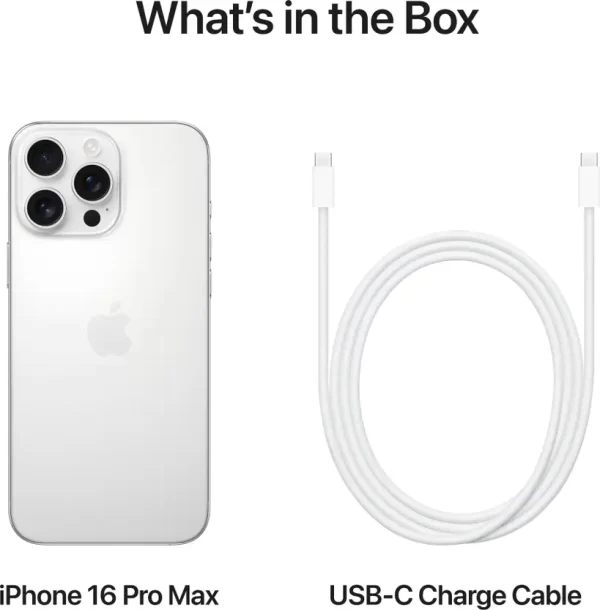 Apple iPhone 16 Pro Max (White Titanium, 512 GB) - Image 5